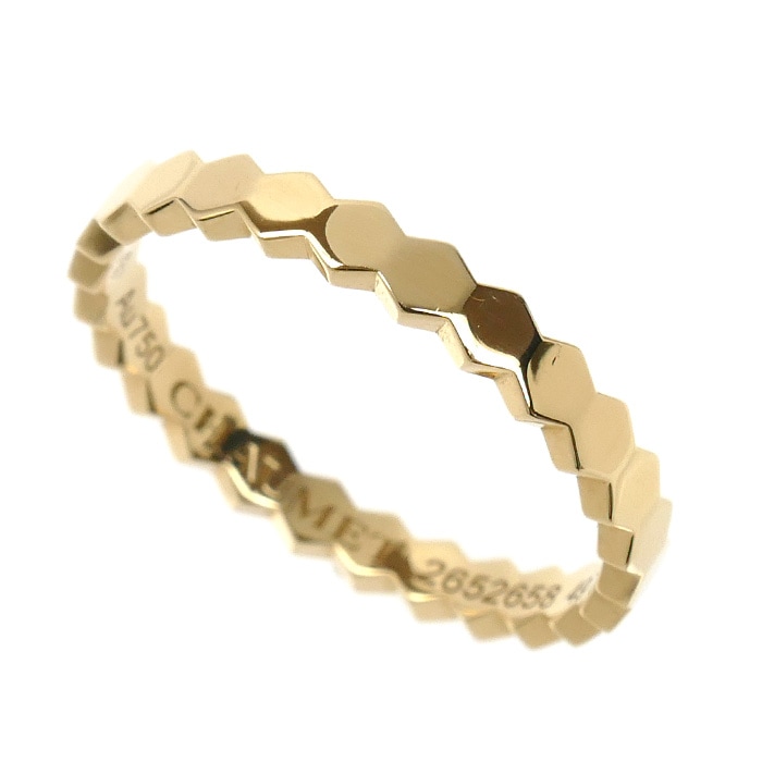 Chaumet ショーメ K18YG イエローゴールド ビーマイラブ リング・指輪 081885 9号 49 1.8g レディース 中古 美品