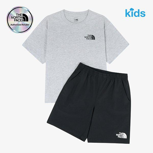 [ノースフェイス公式] キッズ デイリー モーション セット NT7US21T_MEG