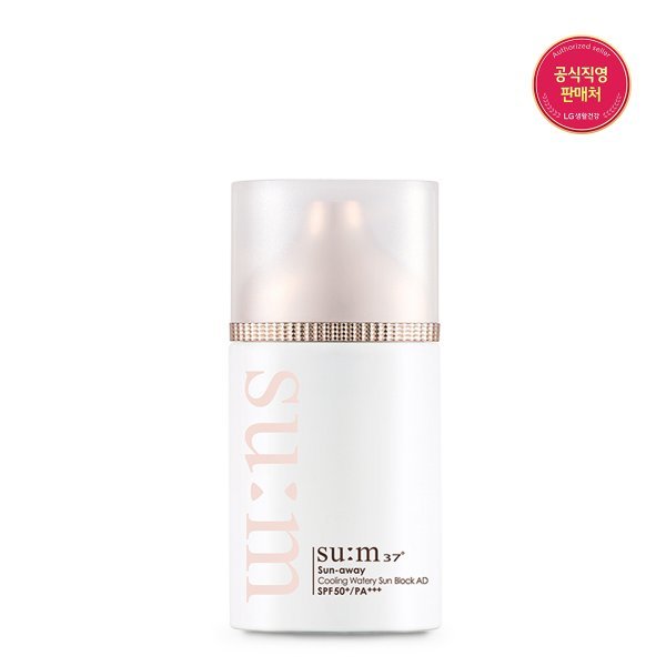 su:m37˚ サンアウェイクーリングウォーターリーサンブロックAD(SPF50+/PA+++) (贈呈なくなり次第終了) 5,368円