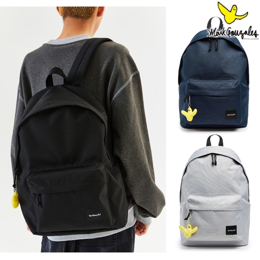 Basic Backpack 3色 24L 新商品 デイリーバッグ 女性バッグ 新学期 大学生 韓国人気 学生バッグ 登校バッグ