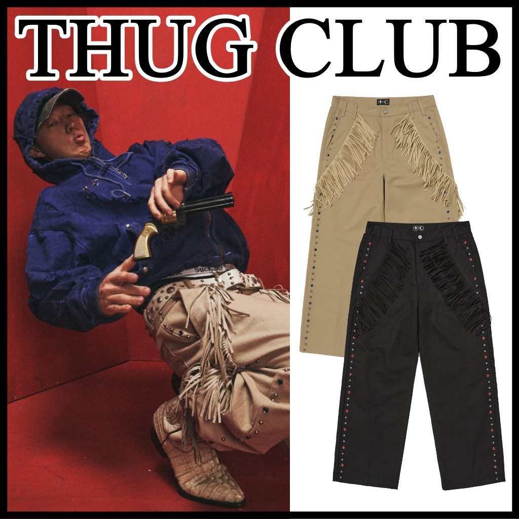 【Thug Club】 Castle Cowboy Pants [正規品] サグクラブ パンツ THUGCLUB カウボーイパンツ パンツ 韓国 パンツ メンズ ワイドパンツ 37,687円