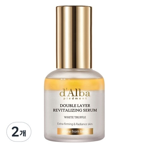 ホワイトトリュフダブルレイヤーリバイタライジングセラム, 30ml, 2個