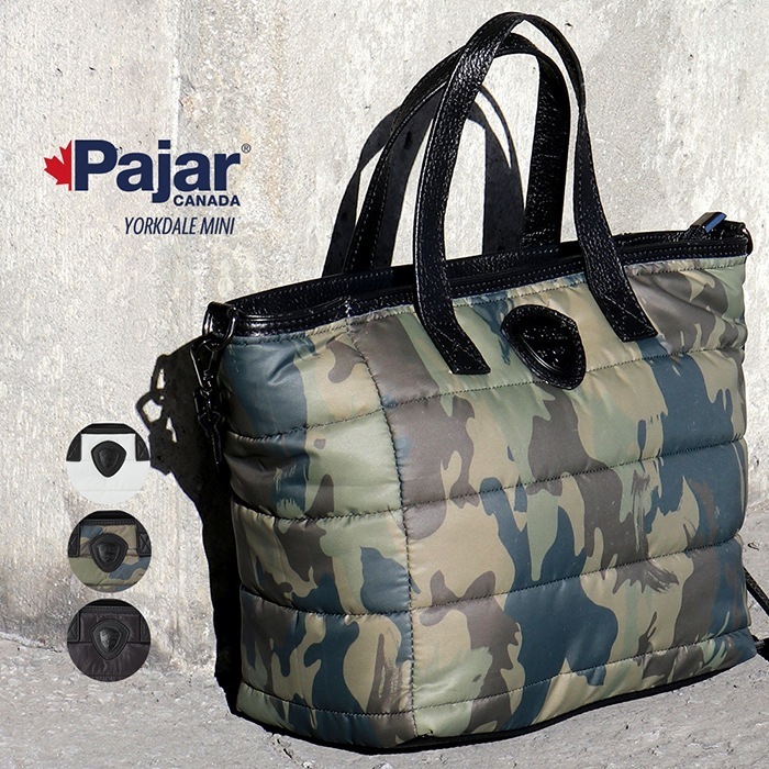 ハンドバッグ ２WAY Pajar CANADA YORKDALE MINI パジャール トートバッグ ショルダーバッグ