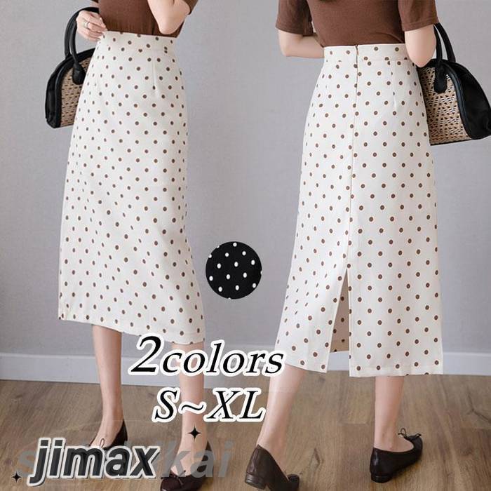 レディース ボトムス プリーツスカート 夏 ハイウエスト フレアスカート ドット柄 おしゃれ 大きいサイズ 大人 着痩せ ゆったり 30代 50代 プレゼント