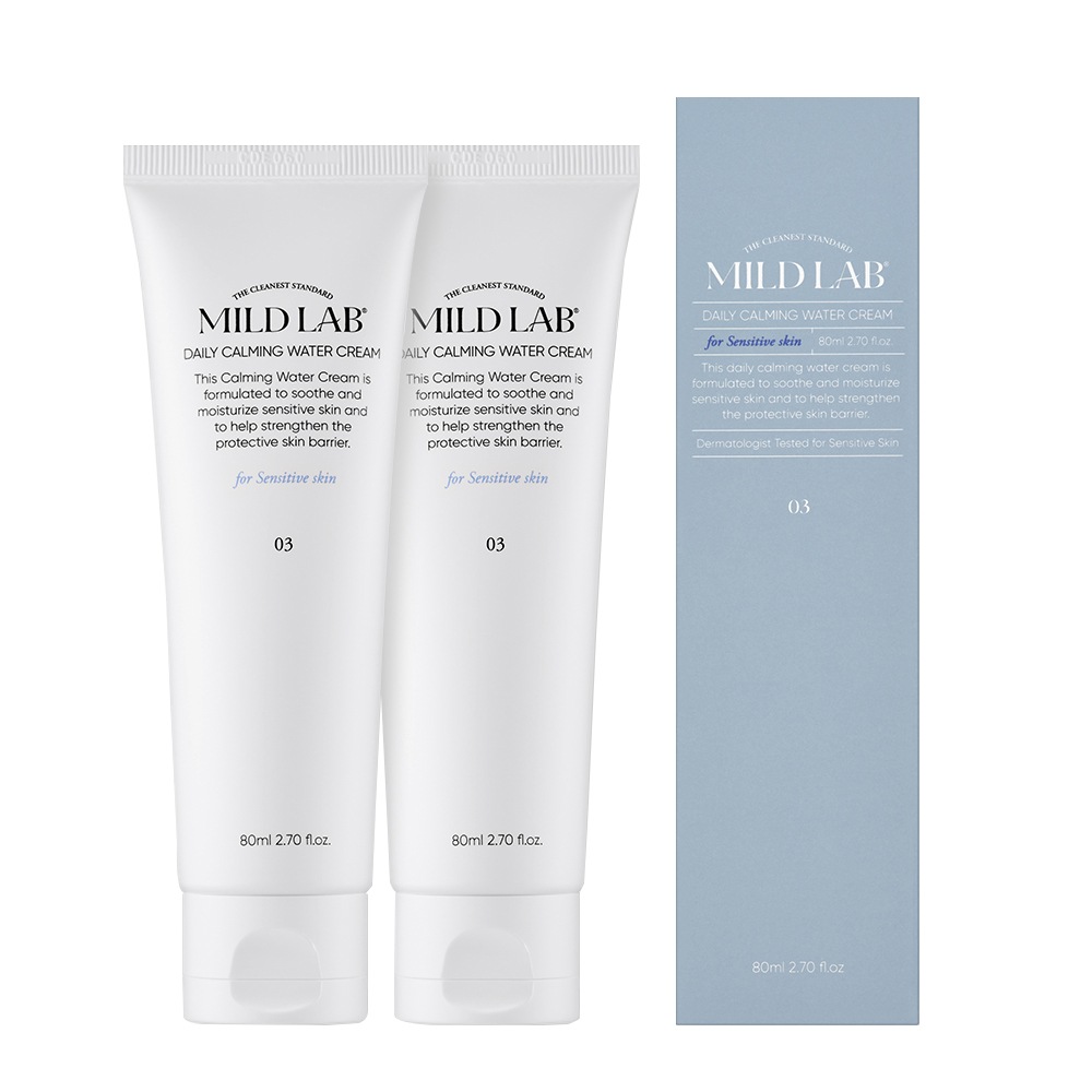 MILDLABデイリー鎮静水分クリーム 80ml x 2a