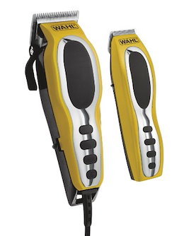 (ウォール シェービング) Wahl 79520-3101P Groom Pro Total Body Grooming Kit high-carbon steel blades Yellow ...