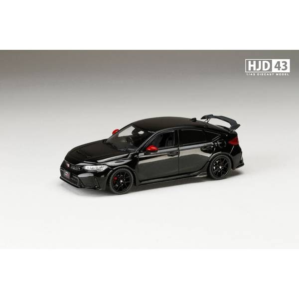 ホビージャパン 1/43 ホンダ シビック TYPE R (FL5) RACING BLACK Package 純正オプション装着車 クリスタルブラックパール【HJD431004BK】 ミニカー HJ