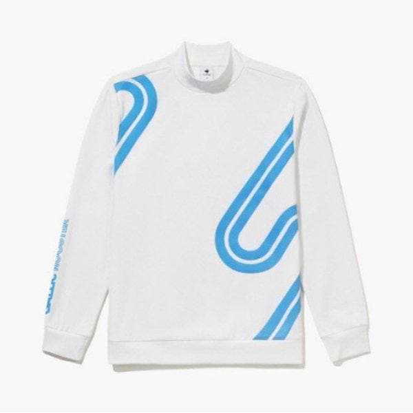 ゴルフTシャツ KQF GQ421MRLO1-CREM 男性用ルースターモックネック ス