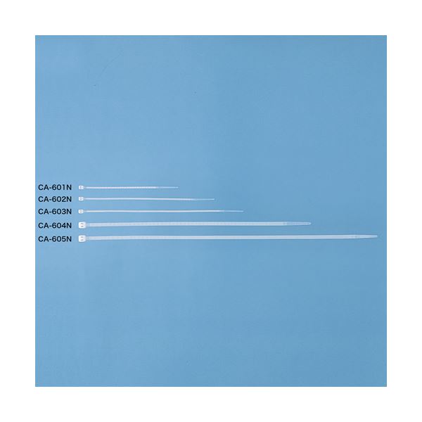 (まとめ)サンワサプライ ケーブルタイ CA-604N(×10セット)