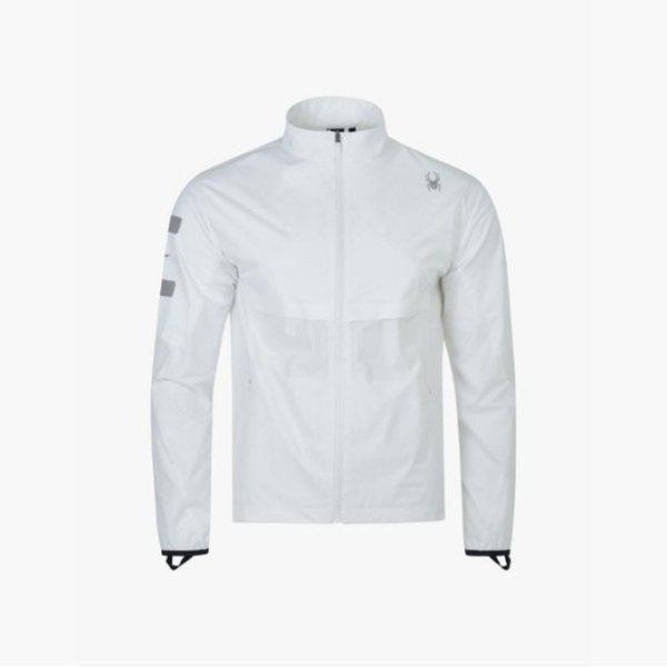 ウインドブレーカー PQF SPJPCNJK233M-WHT [ユーロスポーツ] メンズハイブリッドランニングジャケット