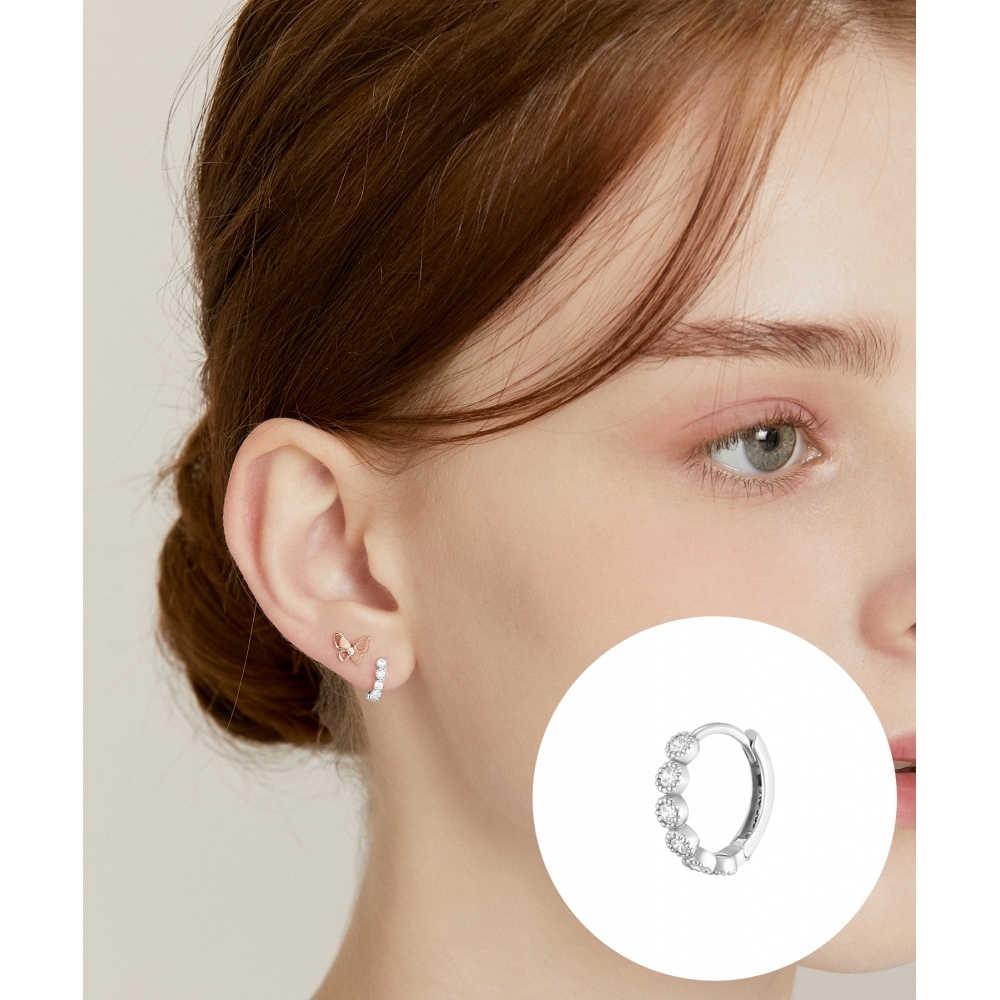 ジェスティーナ J.Livera 14K シングルイヤリング (JJJTEQ1BS037W4P00)