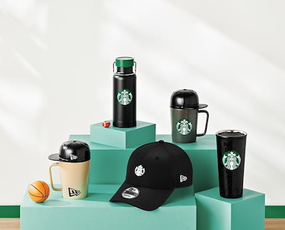 Qoo10] スターバックス 8月19日発売「韓国限定」ニューエラ X