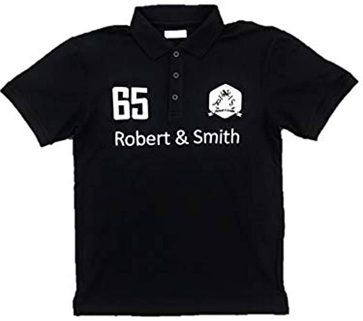 【限定販売】 100% コットン 定番 ゴルフ ポロシャツ ゴルフウエア 半袖 メンズ 黒(黒（ブラック）, M) ウェア