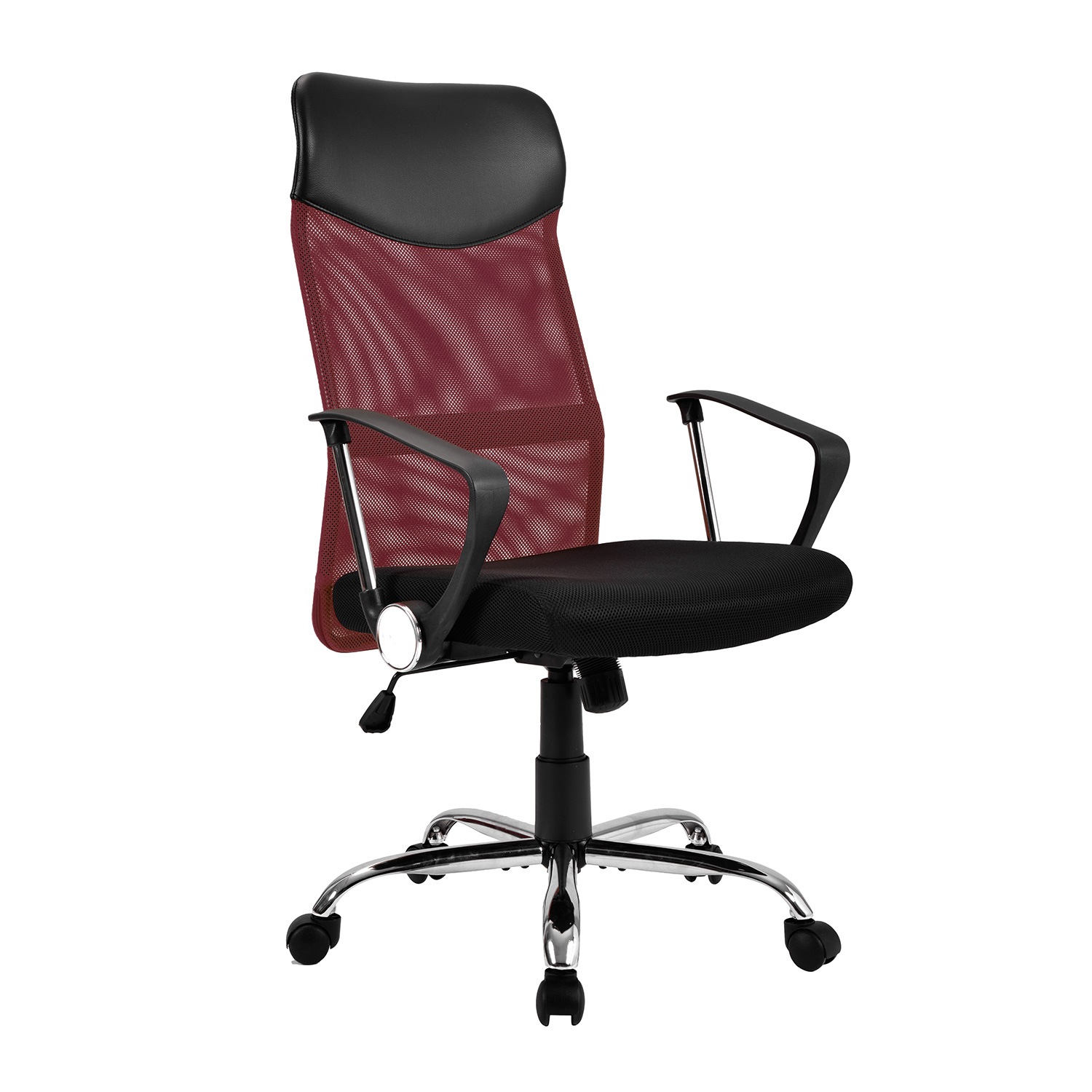 【大好評!最安値挑戦!】メッシュ+PU ハイバック大人気GG7952 Red striped MetalG6