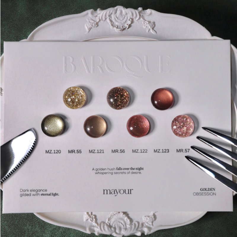 mayour / BAROQUE Glitter Magnetic gel 7 Set