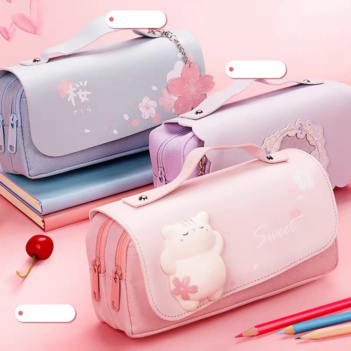 新品入荷二層ペンケース 大容量ペンケース 筆箱 筆入れ ペンポーチ 多機能 ペンケース立つ シンプル 簡易 可愛い 女性 おしゃれ 塩の女の子 収納袋 ふでばこ 本物保証 ペンケース 韓国 人気