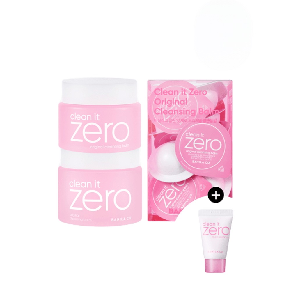 [SET] クリーンイットゼロ オリジナル クレンジングバーム 180ml+100ml+トラベルキット(3ml*16)