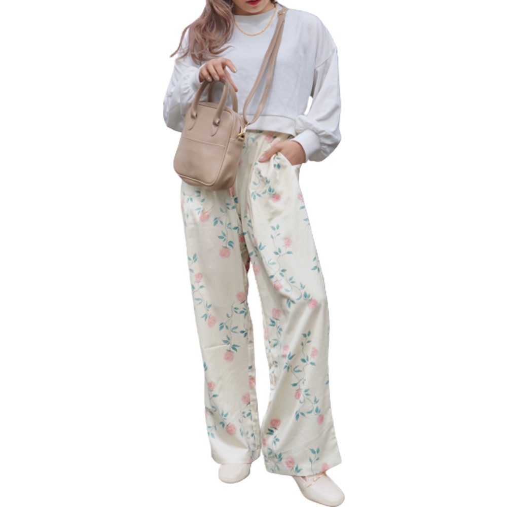 Back Lace-up Ribbon Sweat PO(white) A,D,G レディース トップス