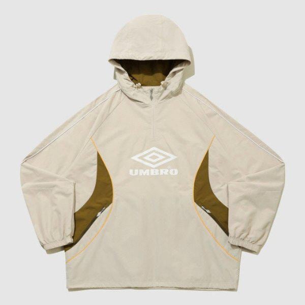 フード付き VQA UQ323CWT97-OBE HBL エンジニアードクルーフードアノラック OATMEAL BEIGE