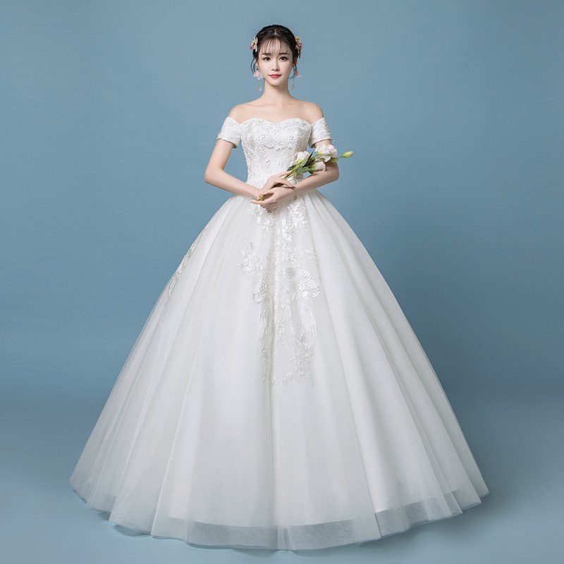 マタニティドレス ロングドレス 二次会 花嫁 ウエディングドレス 安い 結婚式 エンパイア お呼ばれ ブライダル 妊婦可 白 大きいサイズ 11,354円