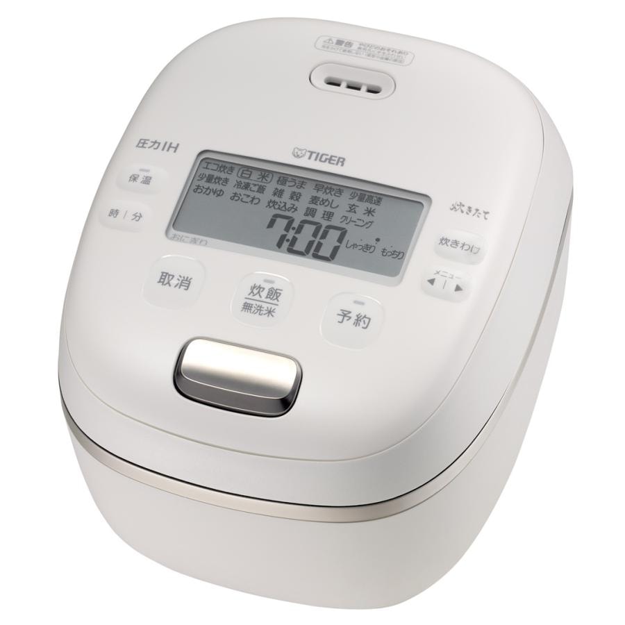 タイガー TIGER 圧力IHジャー炊飯器 3.5合炊き 炊き立てご泡火炊き オフホワイト JRI-C060WOJRIC060WO
