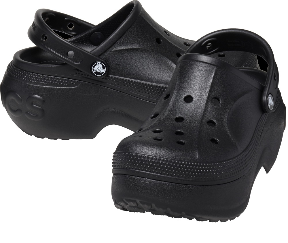 CROCS 210062-001-M6 ベラ クロッグ（ブラック・サイズ：M6/W8(24.0cm)） 210062001M6