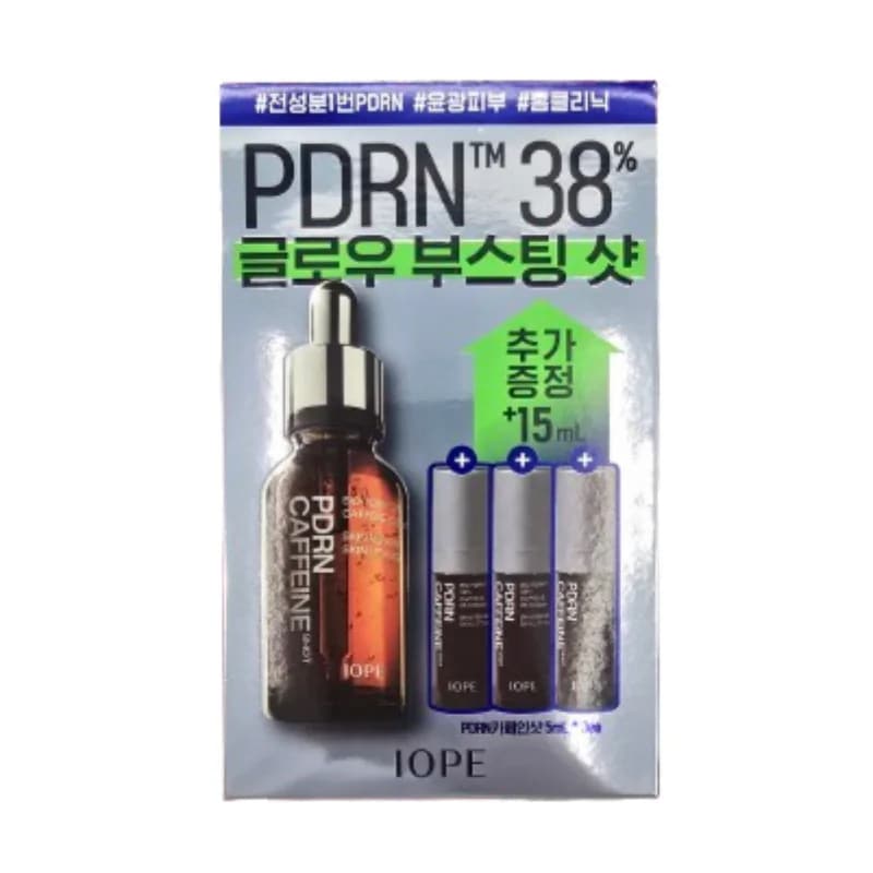 [限定企画] PDRN カフェインショット 30ml (+5ml×3本) / 潤いツヤケア みずみずしい透明肌 敏感肌にもやさしい 韓国コスメ