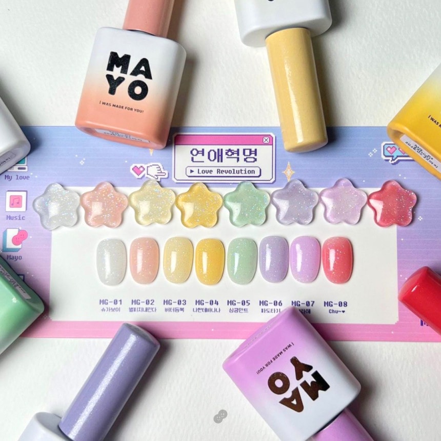 マヨ 恋愛革命 シロップ グリッタージェル 8種 SET