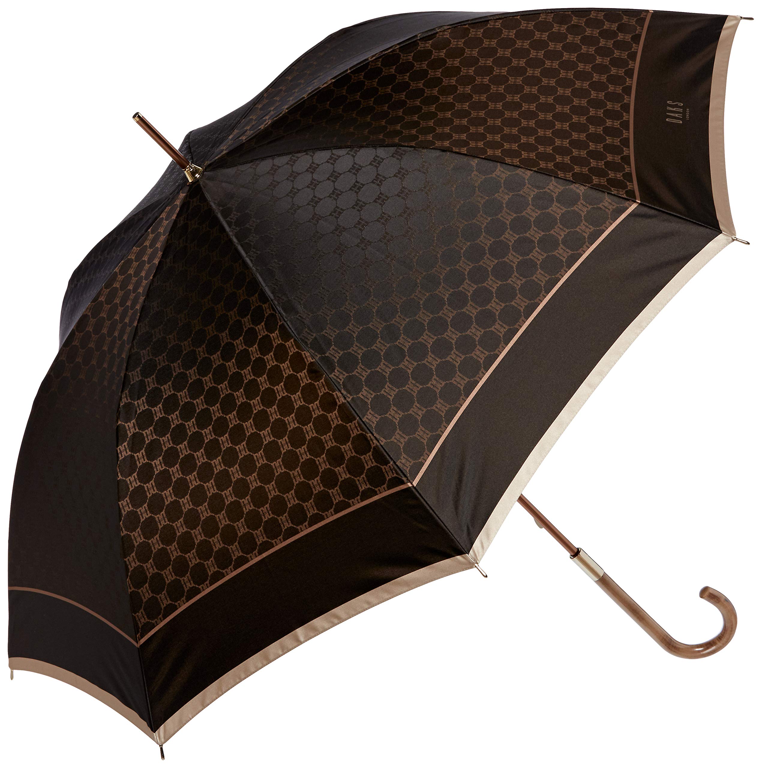 [ムーンバット] 傘 MOONBAT(ムーンバット) DAKS(ダックス) モノグラムジャガード 雨傘 長傘 先染め ロゴ入り シンプル オシャレ かわいい 日本製 プレゼント ギフト レディース 親