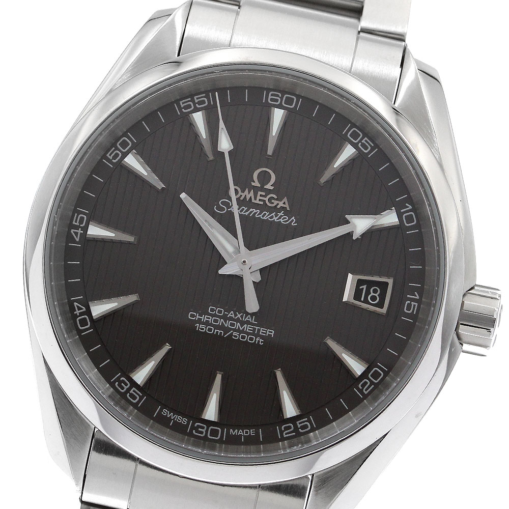 オメガ OMEGA 231.10.42.21.06.001 シーマスター アクアテラ 150M デイト 自動巻き メンズ 良品 _903255【中古】