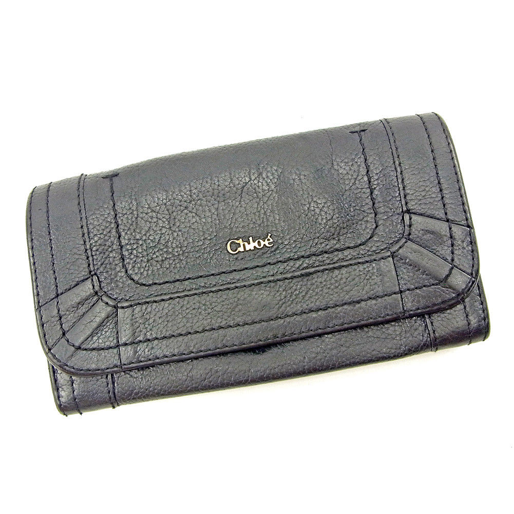長財布 ファスナー付き 長財布 パラティ ブラック 中古
