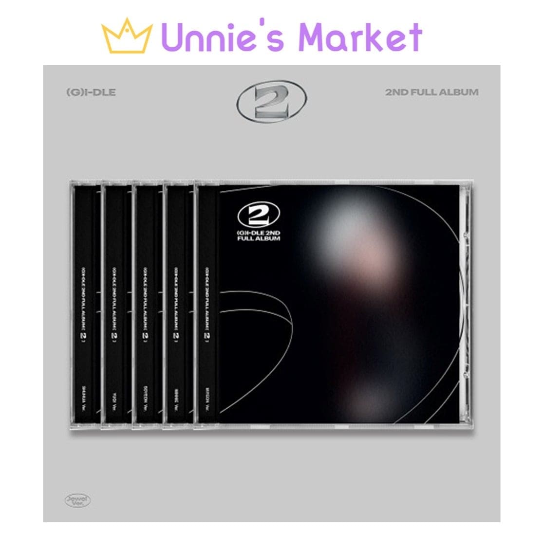 [SET] (G)I-DLE [2] 2ND Jewel Ver. / 2nd Full Album