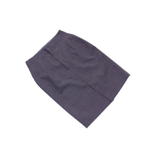 スカート /ヒザ丈/スリット入り /タイトシルエット グレー 中古