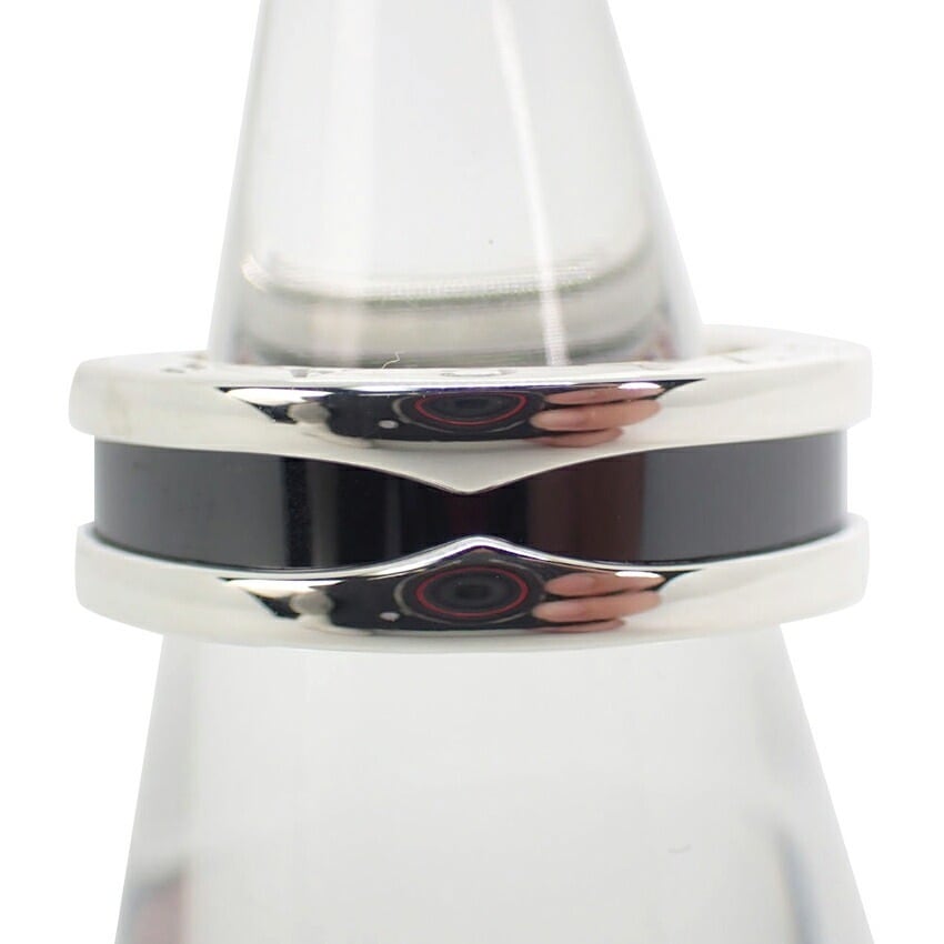 【中古】BVLGARI/ブルガリ 925/セラミック B-Zero1 セーブザチルドレン リング 10号[g308-44］