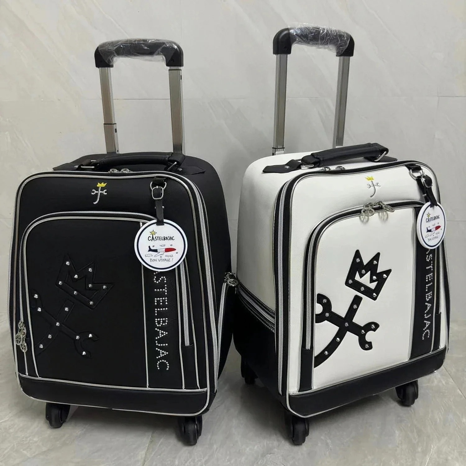ゴルフバッグ ゴルフや旅行用のホイール付きスーツケース ハイトキャリア 衣類バッグ 2023新作 旅行バッグ キャスター付き