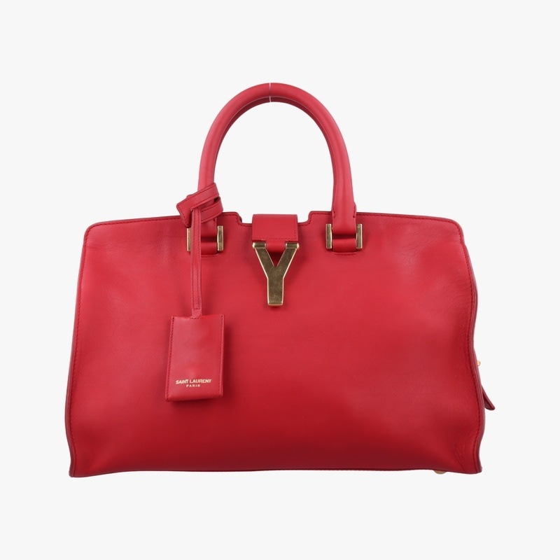 Yライン プチカバス レッド レザー 311210 GNR311210.0813中古