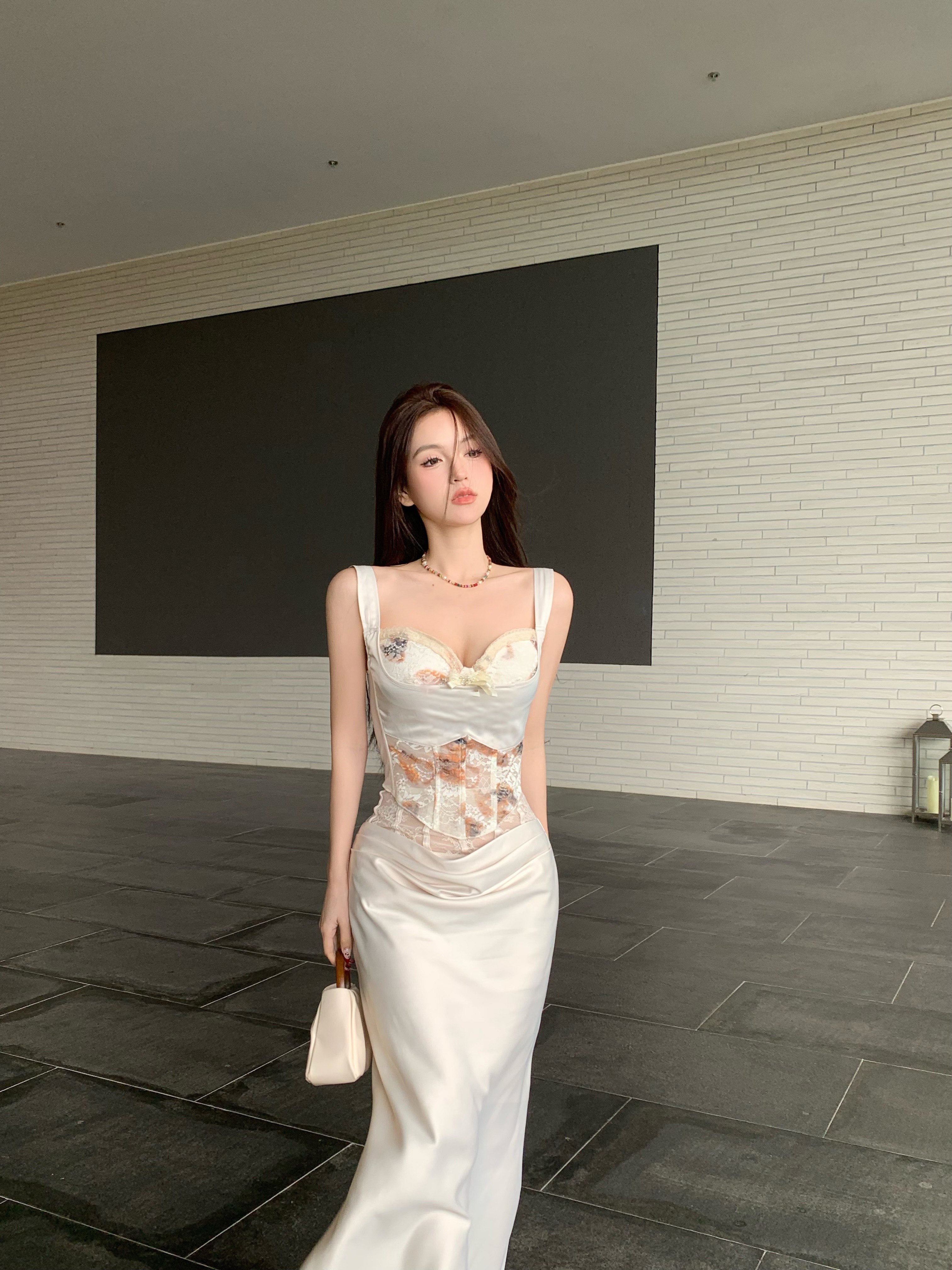 春夏セットアップ キャミソール ノースリーブ 丈短め ワイドパンツ ロング丈 ストレート 夏 韓国ファッション レディース おしゃれ かわいい カジュアルフレンチ お出かけ