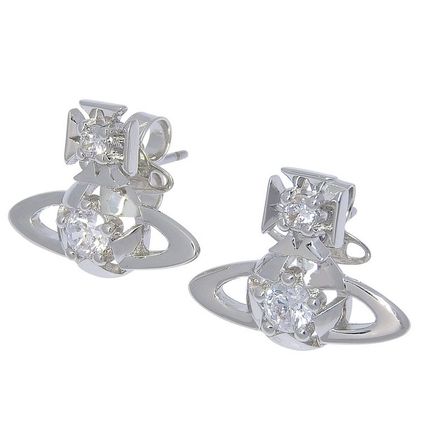 ヴィヴィアンウエストウッド アクセサリー レディース ピアス プラチナム LEE ORB EARRING 6201037C02P102 VIVIENNE WESTWOOD