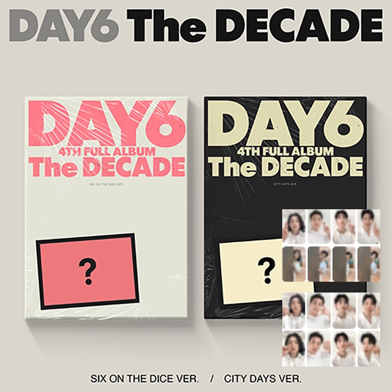 [LUCKY DRAW 特典付き/2種セット] DAY6 - The DECADE / 4th FULL ALBUM / 7-ELEVEN OLIVEYOUNG 5,561円