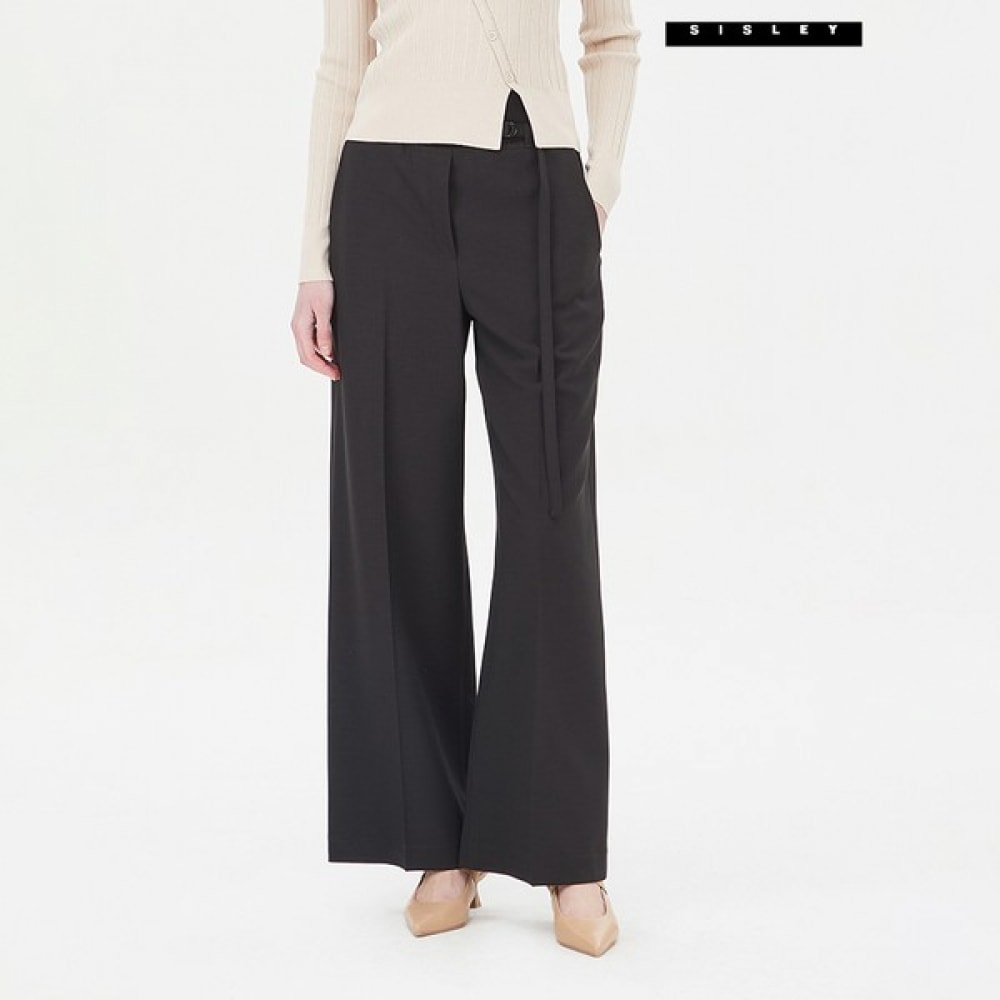 [シスレー] シスレーマンハッタンニットワイドパンツSAPT01411