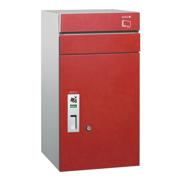 ユニソン 323142240 コルディア100 ポスト有り 右開きタイプ 前出し レザーレッド メーカー直送