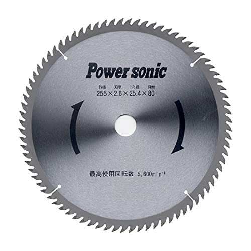 パオック(PAOCK) Power sonic(パワーソニック) 縦横挽きチップソー T-25580