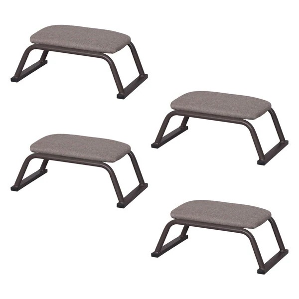 エイ・アイ・エス 正座椅子(背無し)×4脚セット SZN-01×4pcs BR ブラウン メーカー直送