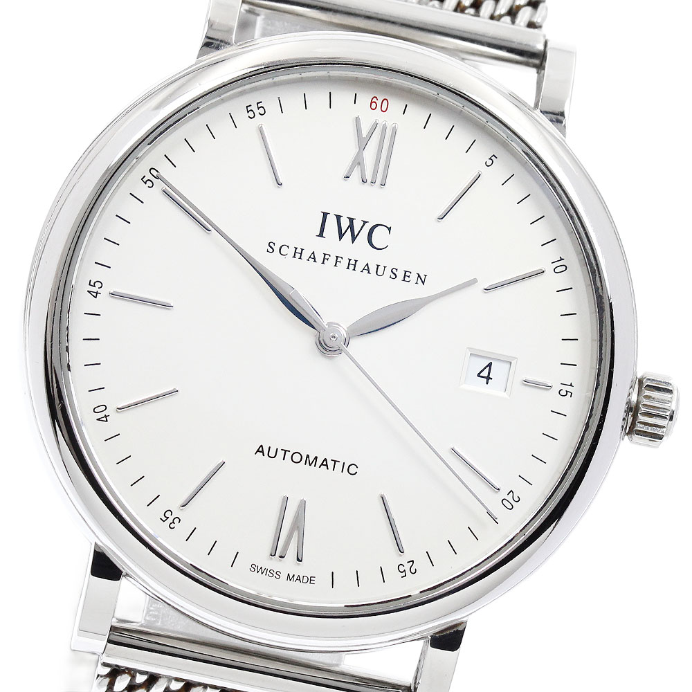 IWC IWC SCHAFFHAUSEN IW356507 ポートフィノ デイト 自動巻き メンズ 良品 _950643【中古】