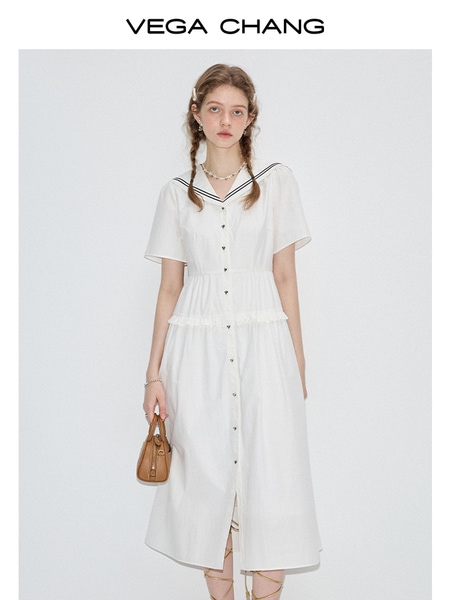 夏着痩せ半袖ワンピース