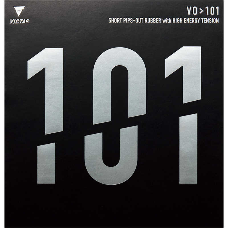 VICTAS　表ソフトラバー VO101 MAX ［表ソフト /変化］ ブラック　020202