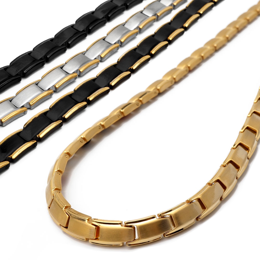 ステンレス 磁気ネックレス [n602]