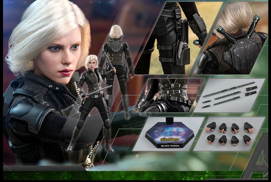 新品未開封HOTTOYS ホットトイズ1/6 MMS460『アベンジャーズ／インフィニティウォー』ブラックウィドウ