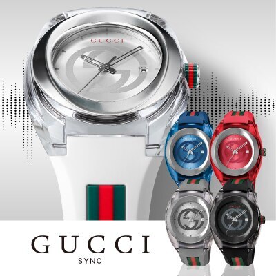 65%OFF【送料無料】 【腕時計】GUCCI SYNC メンズ カラー5種 クォーツ 時計 ブランド GUCCI