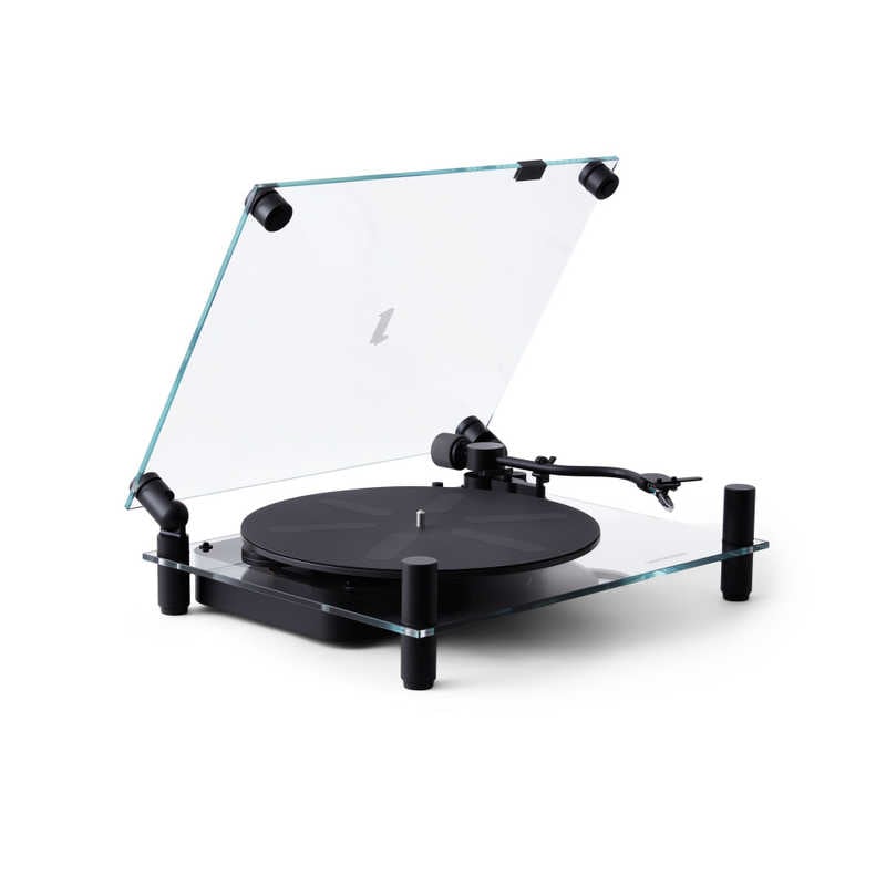 TRANSPARENTSPEAKER　Bluetooth対応ターンテーブル TRANSPARENT TURNTABLE Black　TT-B